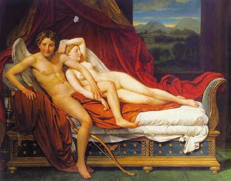 Jacques-Louis David Cupid and Psyche